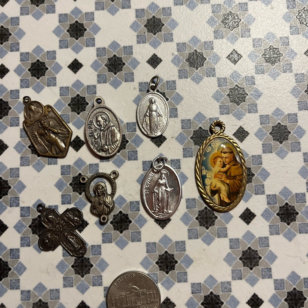 Vintage Religious Medallion Collection